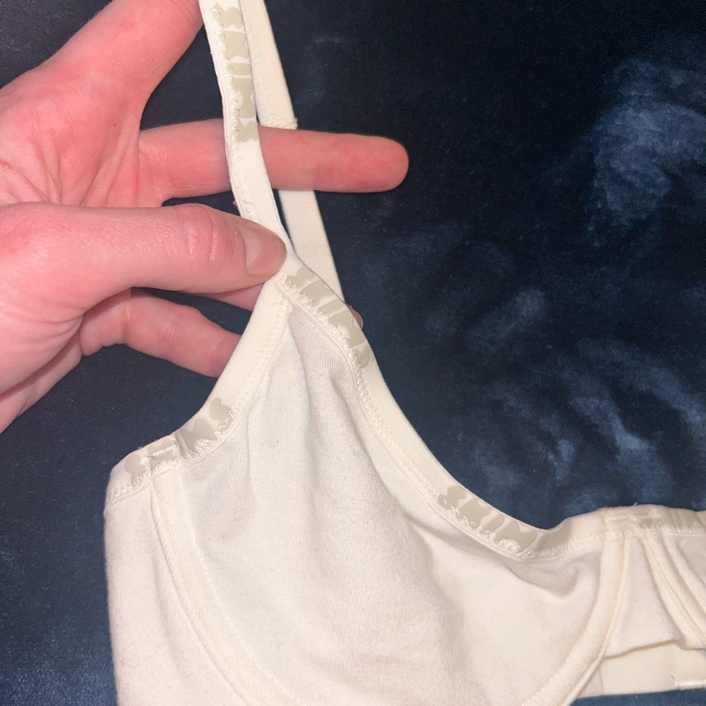 SKIMS Logo Underwire Demi Bra in Stretch-cotton (BNWT) - Picture 8 of 14
